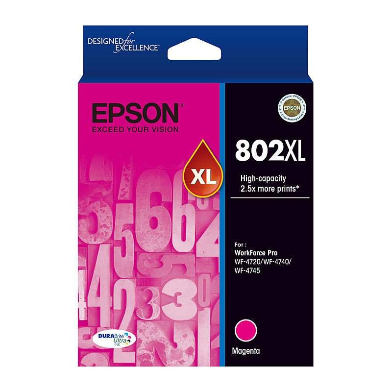 Epson 802XL Magenta Ink Cart - Cartridge West