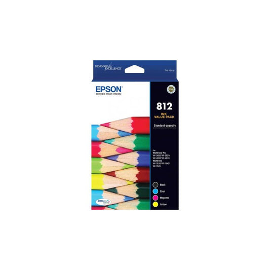 Epson 812 4 Ink Value Pack - Cartridge West