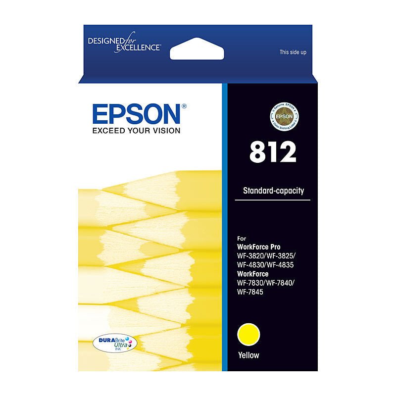 Epson 812 Yellow Ink Cart - Cartridge West
