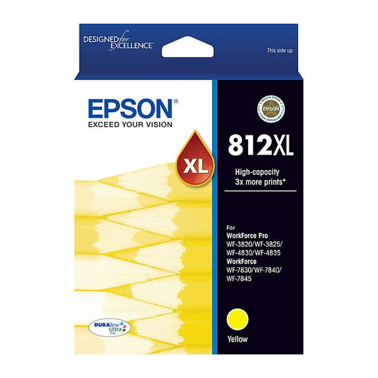 Epson 812XL Yellow Ink Cart - Cartridge West