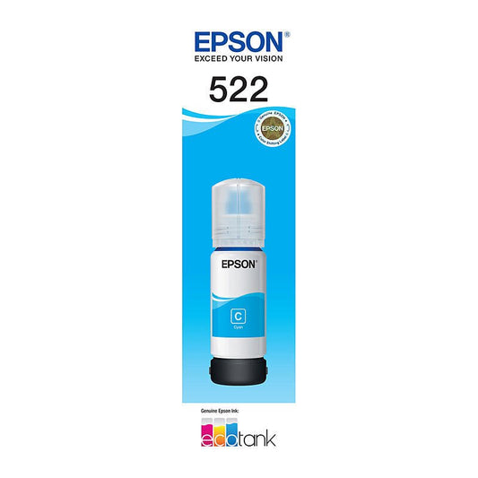 Epson T522 Cyan EcoTank Bottle - Cartridge West