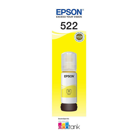 Epson T522 Yell EcoTank Bottle - Cartridge West