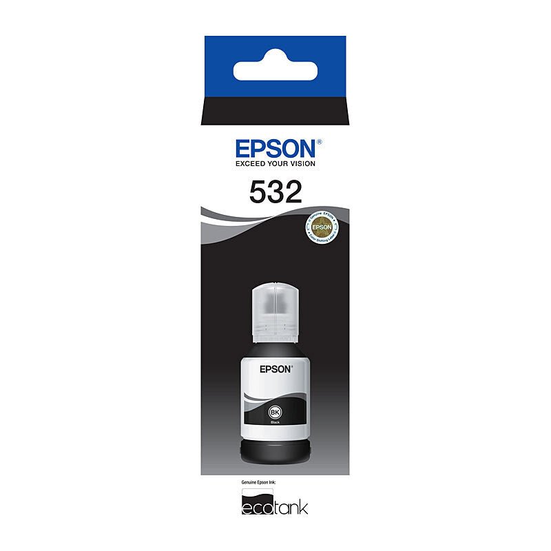 Epson T532 Blk EcoTank Bottle - Cartridge West