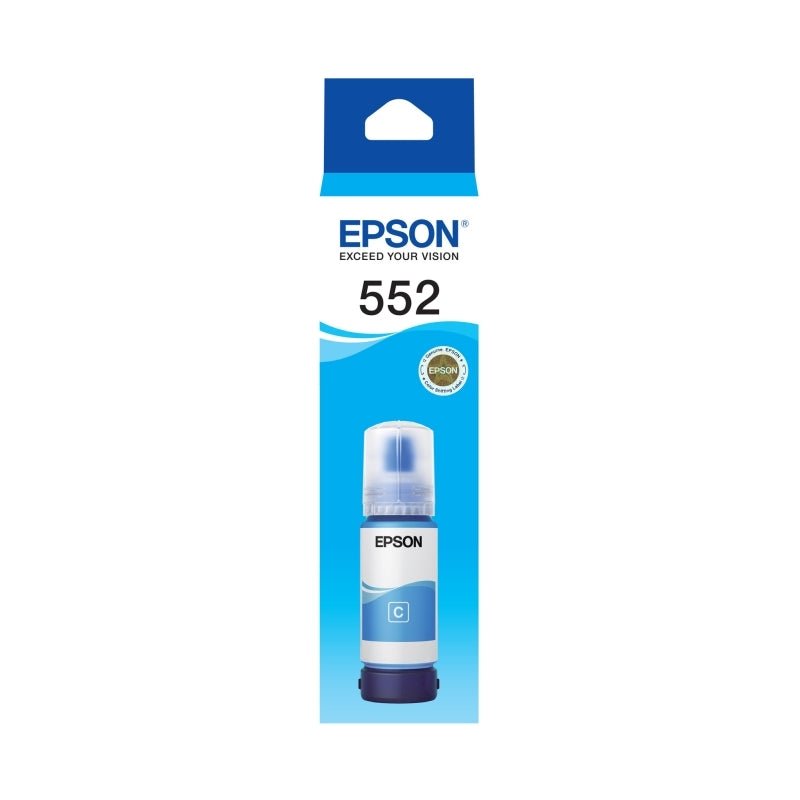 Epson T552 Cyan Eco Tank - Cartridge West