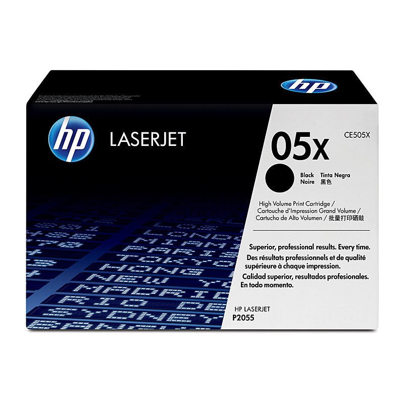 HP 05X Black Toner Cartridge CE505X - High Yield LaserJet Toner - Cartridge West