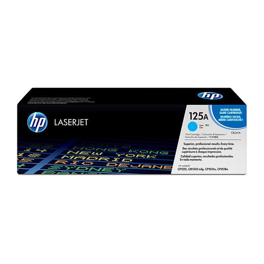 HP 125A Cyan Toner Cartridge CB541A - Color LaserJet Toner - Cartridge West