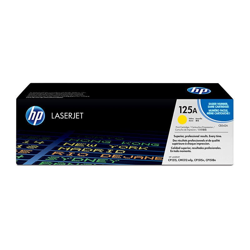HP 125A Yellow Toner Cartridge CB542A - Color LaserJet Toner - Cartridge West