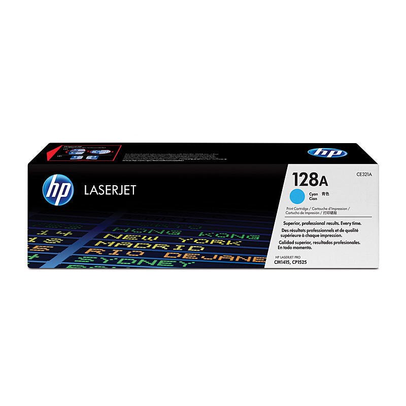 HP 128A Cyan Toner CE321A - Cartridge West