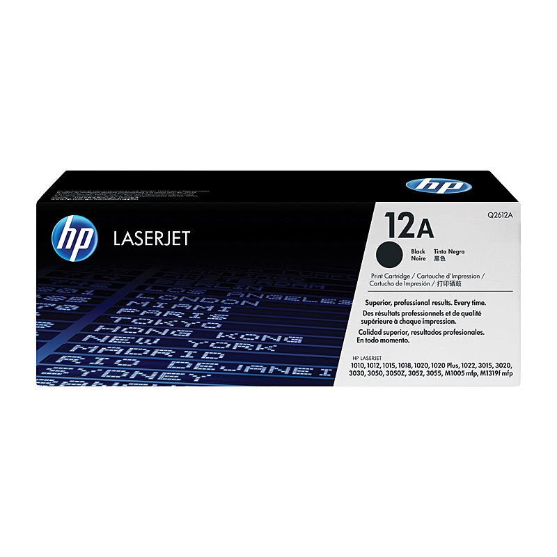 HP 12A Black Toner Q2612A - Cartridge West