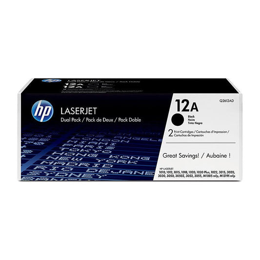 HP 12A Twin Pack Q2612AD - Cartridge West