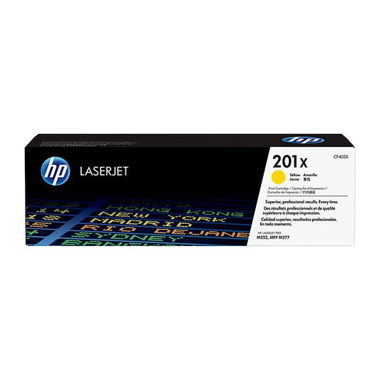 HP 201X Yellow Toner CF402X - Cartridge West