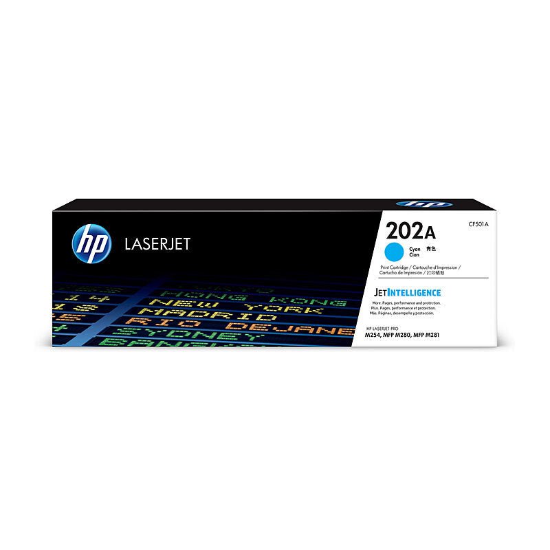 HP 202A Cyan Toner CF501A - Cartridge West
