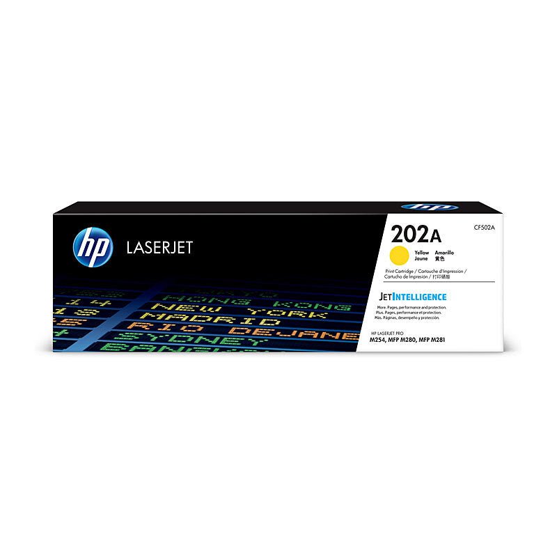 HP 202A Yell Toner CF502A - Cartridge West
