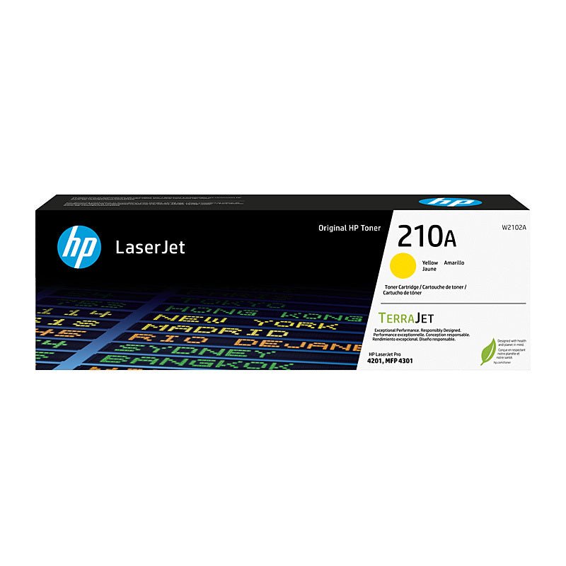 HP 210A Yellow Toner W2102A - Cartridge West
