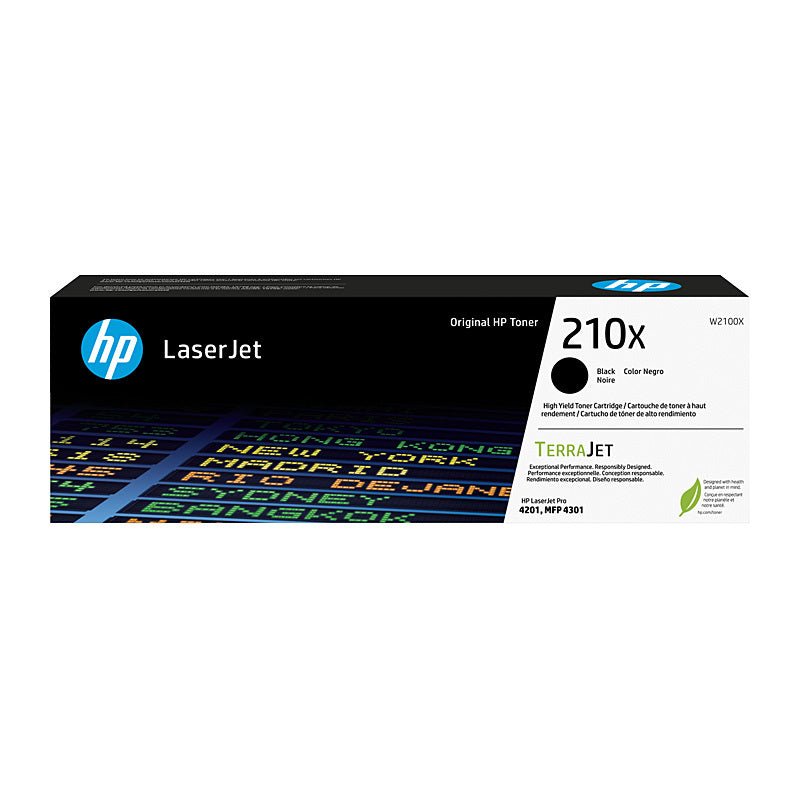 HP 210X Black Toner W2100X - Cartridge West
