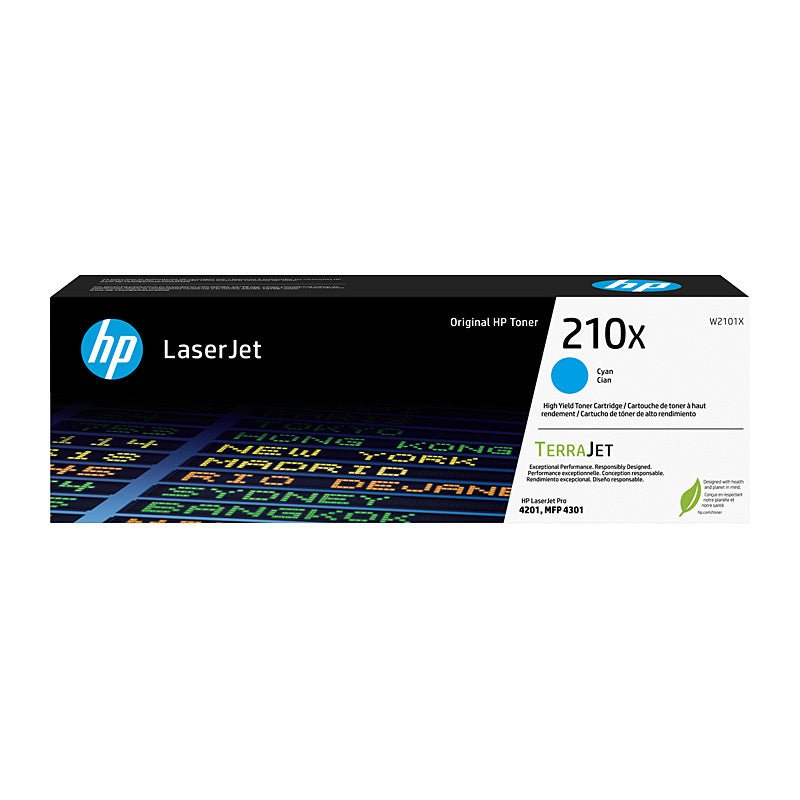 HP 210X Cyan Toner W2101X - Cartridge West