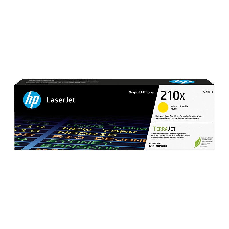 HP 210X Yellow Toner W2102X - Cartridge West