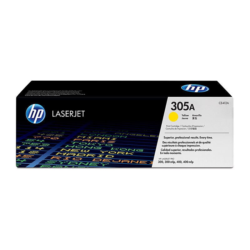 HP 305A Yellow Toner CE412A - Cartridge West