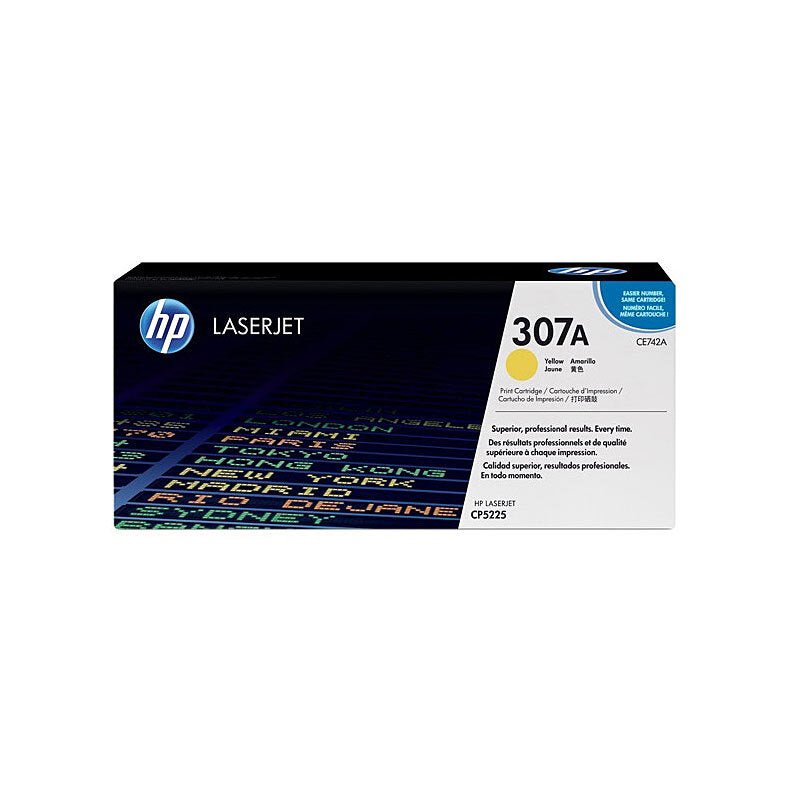 HP 307A Yellow Toner CE742A - Cartridge West
