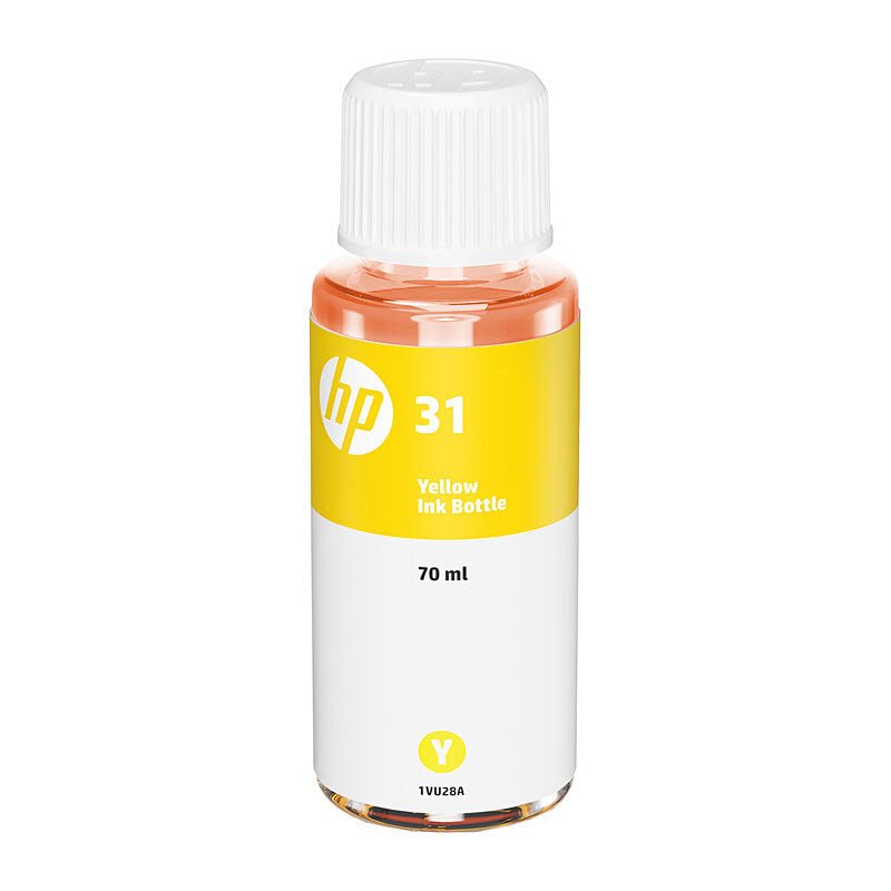 HP 31 Yell Ink Bottle 1VU28AA - Cartridge West
