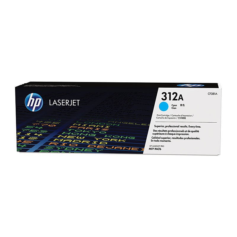 HP 312A Cyan Toner CF381A - Cartridge West