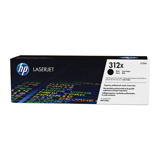 HP 312X Black Toner CF380X - Cartridge West