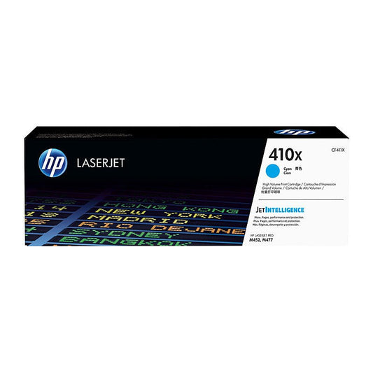HP 410X Cyan Toner Cartridge CF411X - High Yield Color LaserJet Toner - Cartridge West