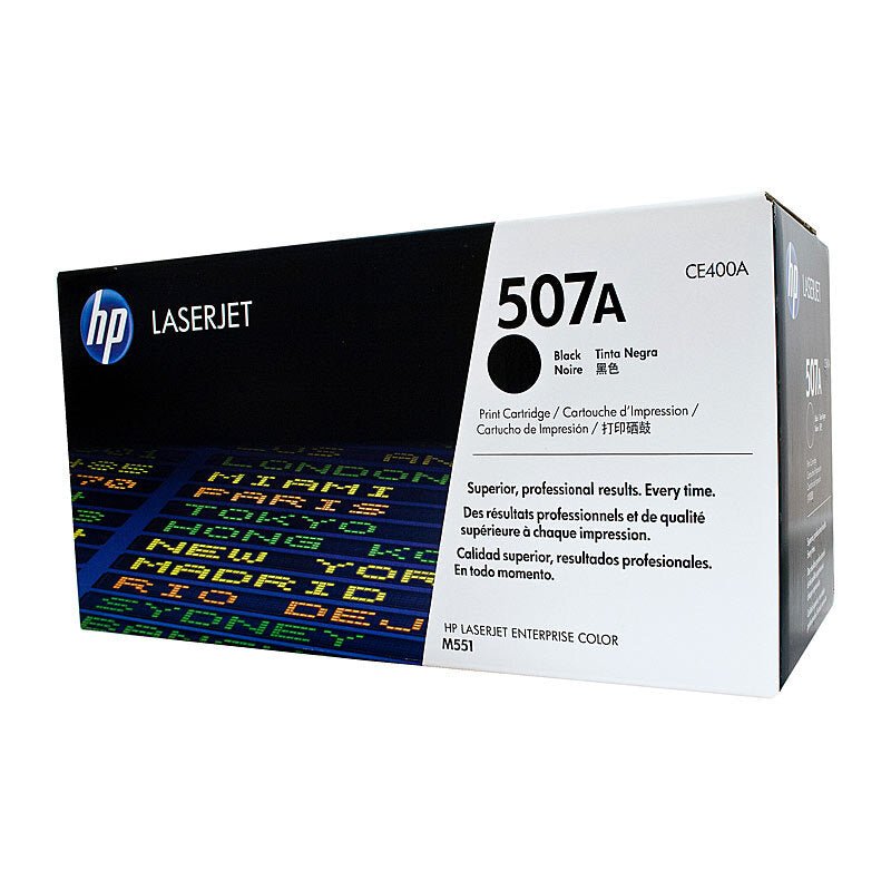 HP 507A Black Toner CE400A - Cartridge West