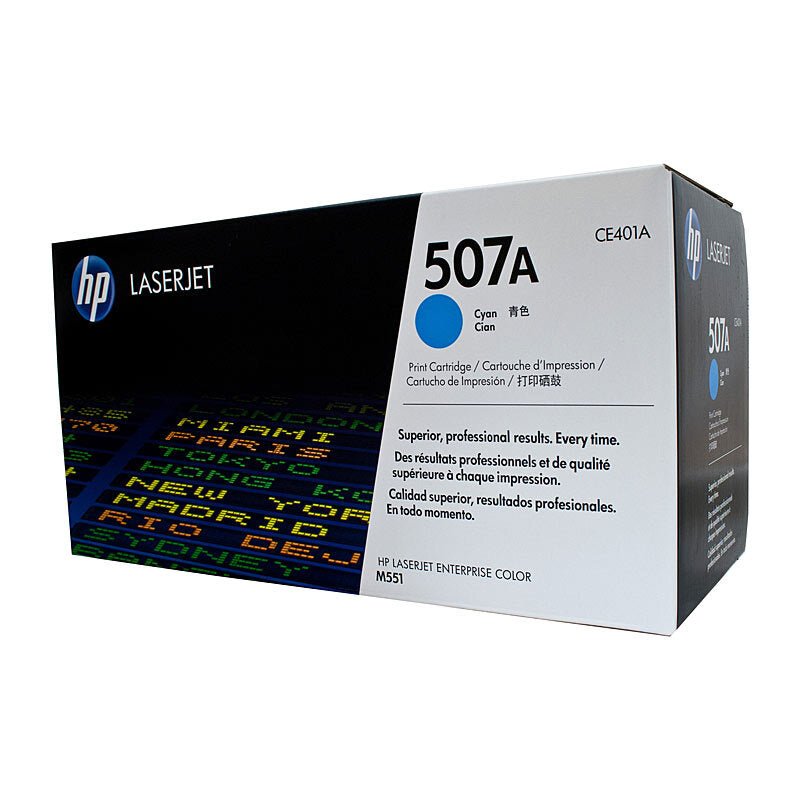 HP 507A Cyan Toner CE401A - Cartridge West