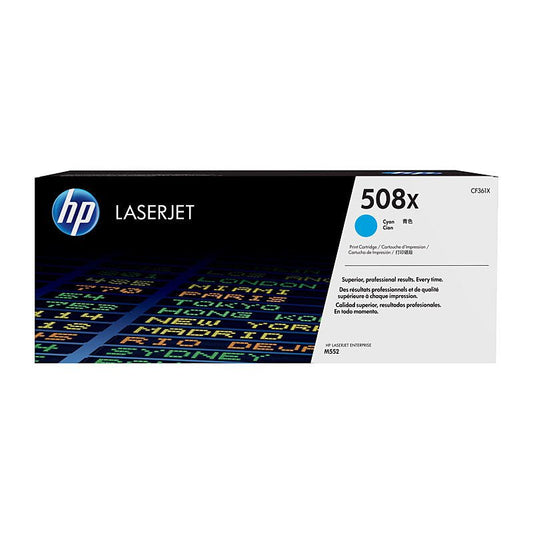 HP 508X Cyan Toner CF361X - Cartridge West