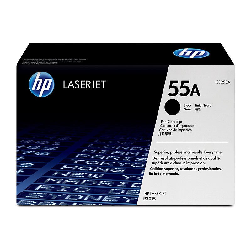 HP 55A Black Toner Cartridge CE255A - Standard Yield LaserJet Toner - Cartridge West