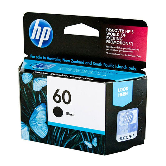 HP 60 Black Ink CC640WA - Cartridge West
