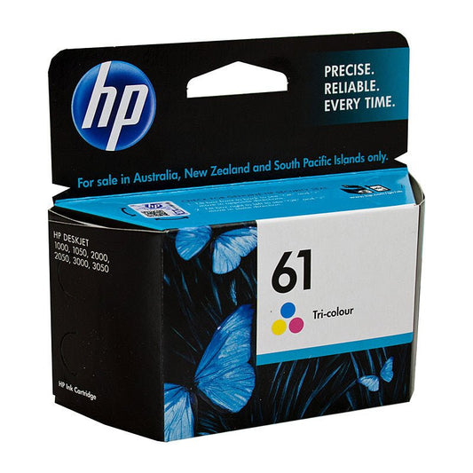 HP 61 Tri - Color Ink Cartridge CH562WA - 150 Page Yield Inkjet Ink - Cartridge West