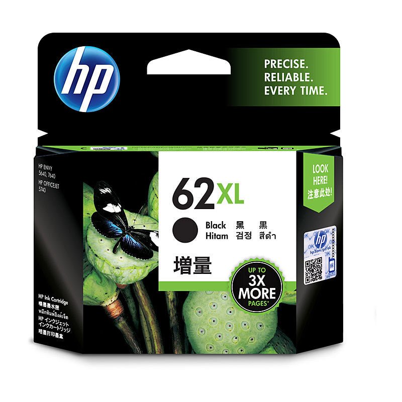HP 62XL Black Ink C2P05AA - Cartridge West