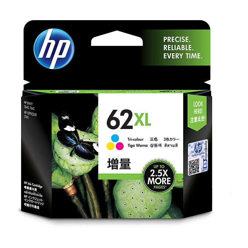 HP 62XL Tri Col Ink C2P07AA - Cartridge West