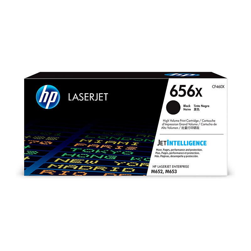 HP 656X Black Toner Cartridge CF460X - Colour LaserJet Toner - Cartridge West