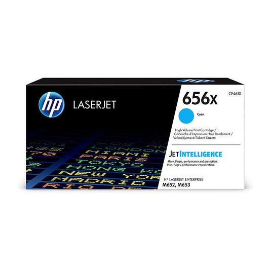 HP 656X Cyan Toner Cartridge CF461X - Colour LaserJet Toner - Cartridge West
