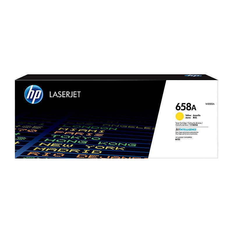 HP 658A Yellow Toner W2002A - Cartridge West
