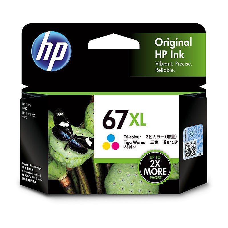 HP 67XL Tri - Colour Ink Cartridge 3YM58AA - High Yield Color Ink - Cartridge West