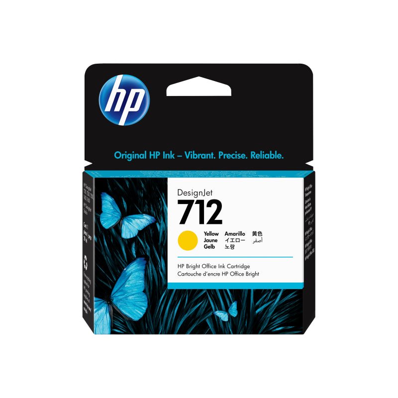 HP 712 29ml Yell Ink 3ED69A - Cartridge West