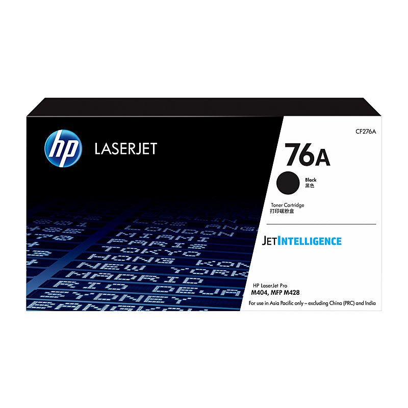 HP 76A Black Toner Cartridge CF276A - Standard Yield LaserJet Toner - Cartridge West
