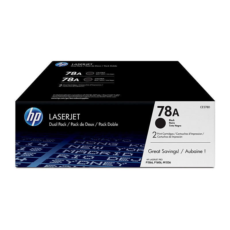 HP 78A Twin Pack CE278AD - Cartridge West
