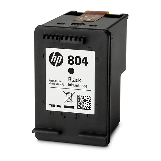 HP 804 Black Ink Cartridge T6N10AA - 200 Page Yield Inkjet Ink - Cartridge West