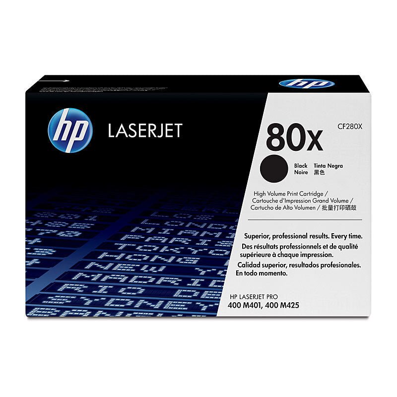 HP 80X Black Toner CF280X - Cartridge West