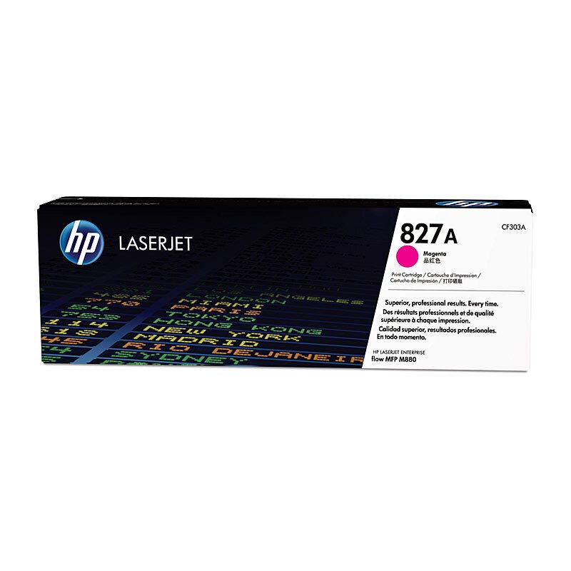HP 827A Magenta Toner Cartridge CF303A - Colour LaserJet Toner - Cartridge West