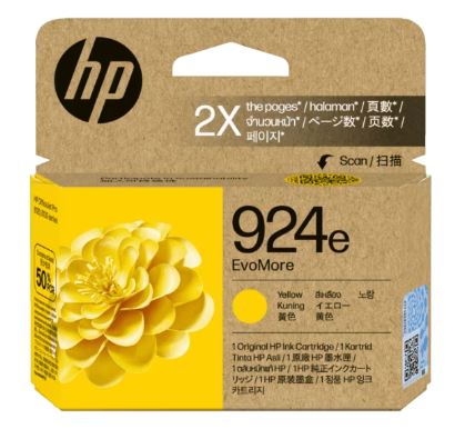 HP 924e Yellow Ink 4K0V9NA - Cartridge West