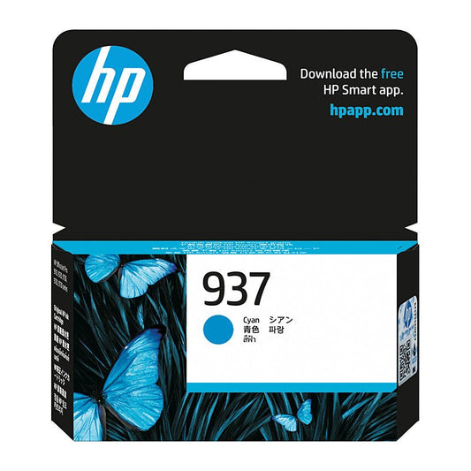 HP 937 Cyan Ink 4S6W2NA - Cartridge West