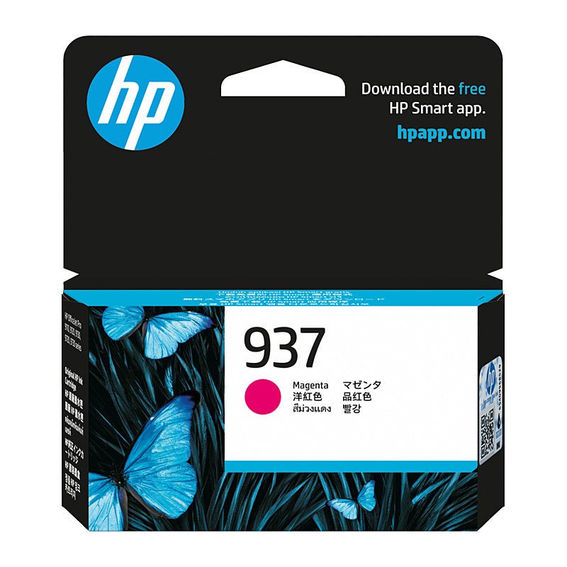 HP 937 Magenta Ink 4S6W3NA - Cartridge West