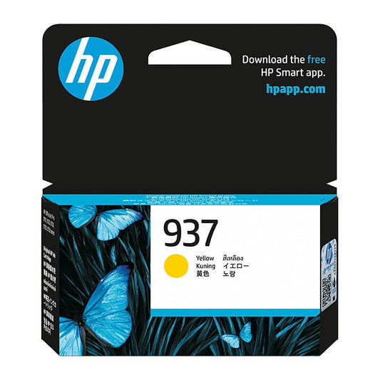 HP 937 Yellow Ink 4S6W4NA - Cartridge West