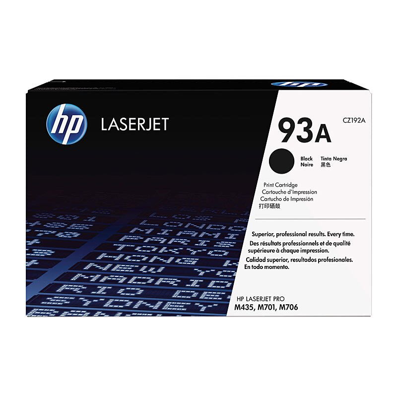 HP 93A Black Toner CZ192A - Cartridge West
